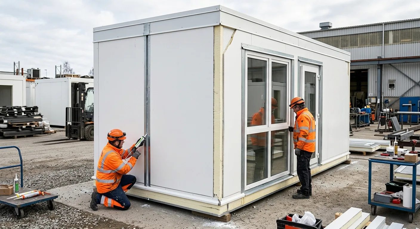 Insulated Flat Pack Container